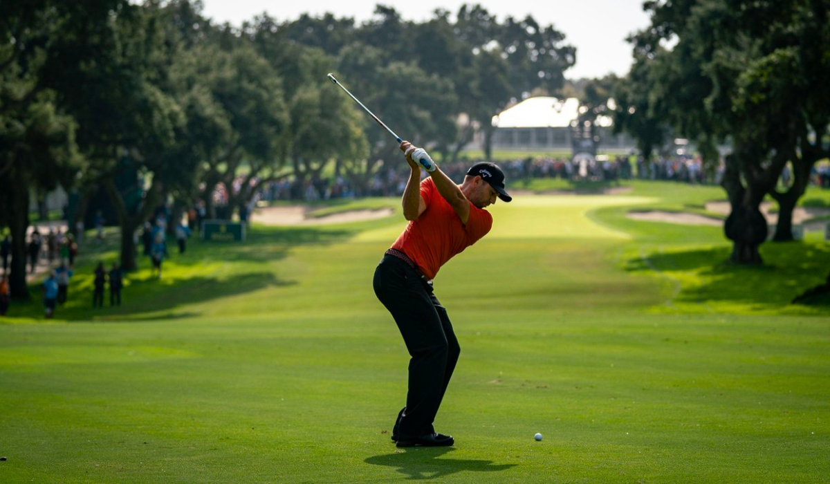 Golfer at Real Club Valderrama