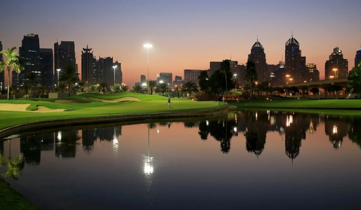 Night Golf on Faldo Course at Emirates Golf Club